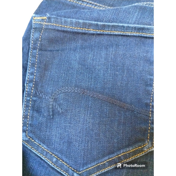 Mavi Jake Slim Leg Dark Wash Slightly Distressed Jeans, Size 31/32 - Picture 6 of 9